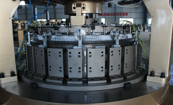 عالية السرعة الصناعية ماكينات الحياكة الدائرية لإنتاج المخملية إبرة الصنوبر
